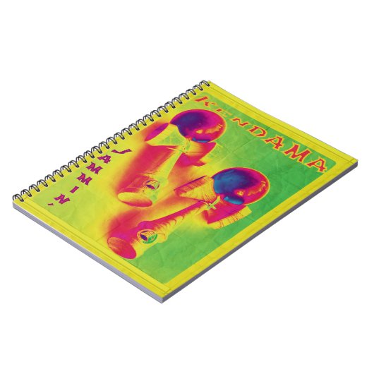 Kendama Jammin' Psychedelic Poster Notitieboek (Linkerzijde)