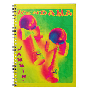 Kendama Jammin' Psychedelic Poster Notitieboek