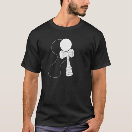 Kendama Player Kendama Apparel Kendama Trick Train T-shirt (Voorkant)