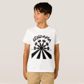 Kendama Sun, zwart T-shirt (Voorkant volledig)