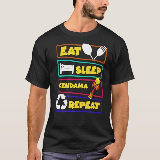 Kendama Trick Japans Speelgoed Ball Game begon 2 T-shirt (Voorkant)