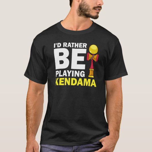 Kendama Trick Japanse Speelgoed Ball Game, beginne T-shirt (Voorkant)