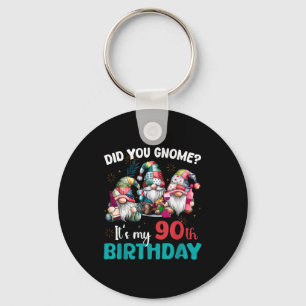 Kende je mijn 90ste verjaardag Dwerg 90 jaar oude Sleutelhanger