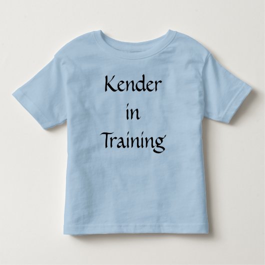 Kender in opleiding kinder shirts (Voorkant)