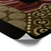 Kendi Frill Neck Lizard Poster (Hoek)