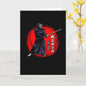 Kendo Aikido Martial Arts Fighter Kaart (Gele Bloem)