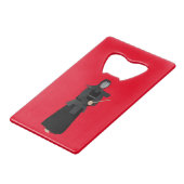 Kendo Creditkaart Flessenopener (Voorkant Gekanteld)