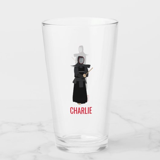 Kendo Glas (Achterkant)