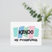 Kendo is nooit briefkaart (Staand voorkant)