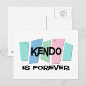 Kendo is nooit briefkaart (Voorkant / Achterkant)