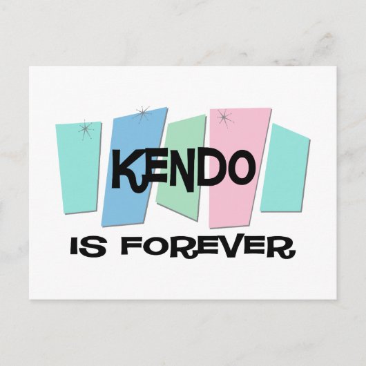Kendo is nooit briefkaart (Voorkant)