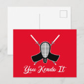 Kendo it - grappige Kendo Aikido Pun Joke Graphic Briefkaart (Voorkant / Achterkant)