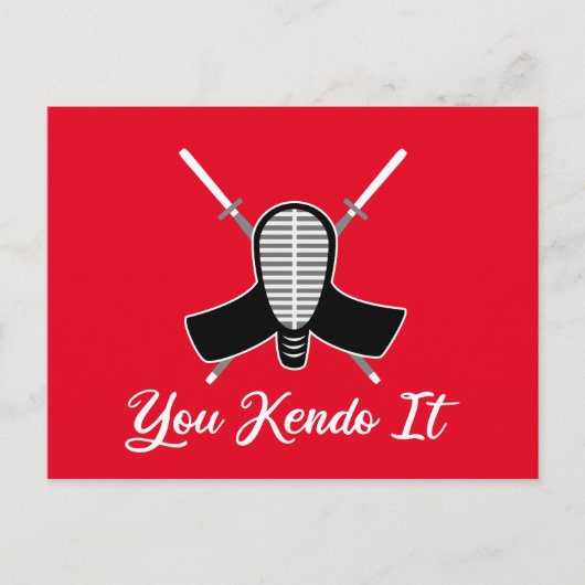 Kendo it - grappige Kendo Aikido Pun Joke Graphic Briefkaart (Voorkant)