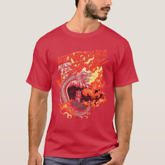 Kendo Kendoka Geboren om te slaan vintage T-shirt
