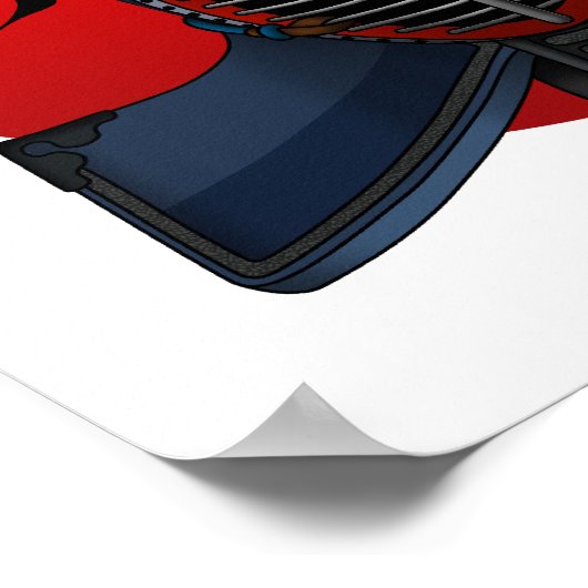 Kendo mannen2 poster (Hoek)