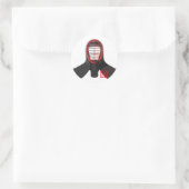 Kendo mannen sticker (Tas)