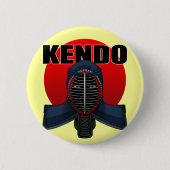 Kendo men1 ronde button 5,7 cm (Voorkant)