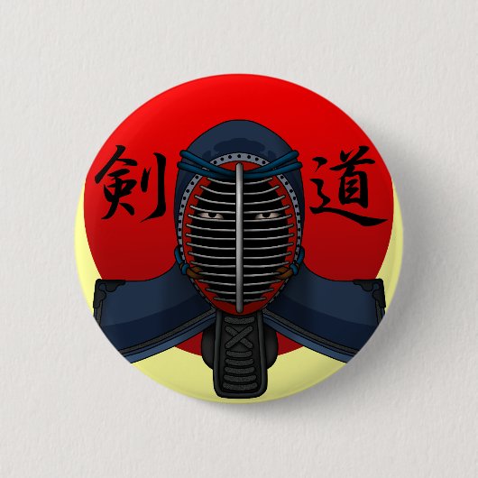 Kendo men2 ronde button 5,7 cm (Voorkant)