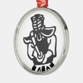 kendo metalen ornament (Links)