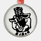 kendo metalen ornament (Voorkant)