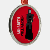 Kendo Metalen Ornament (Rechts)