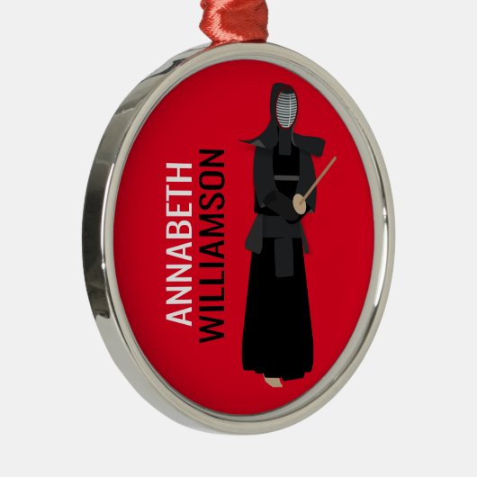 Kendo Metalen Ornament (Rechts)