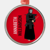Kendo Metalen Ornament (Voorkant)