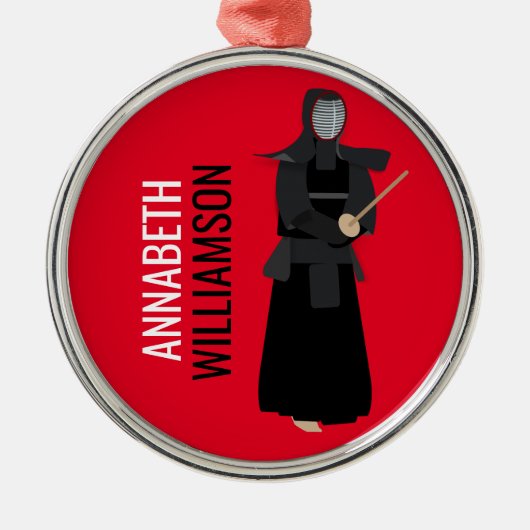 Kendo Metalen Ornament (Voorkant)