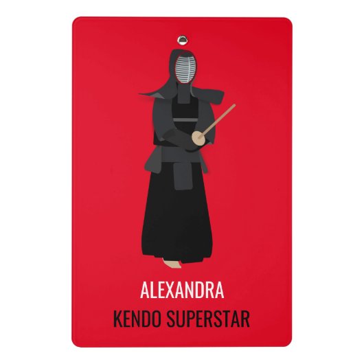 Kendo Mini Klembord (Achterkant)