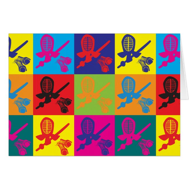 Kendo Pop Art (Voorkant Horizontaal)