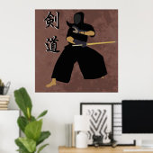 Kendo Poster (Thuiskantoor)