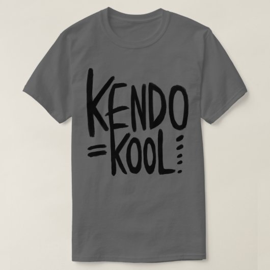Kendo Pun Kendo is Kool voor Kendoka T-shirt (Design voorkant)