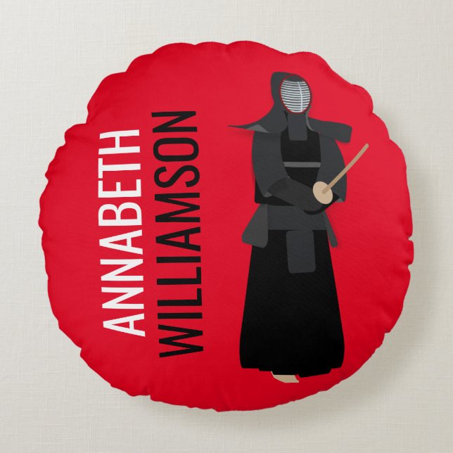 Kendo Rond Kussen (Voorkant)