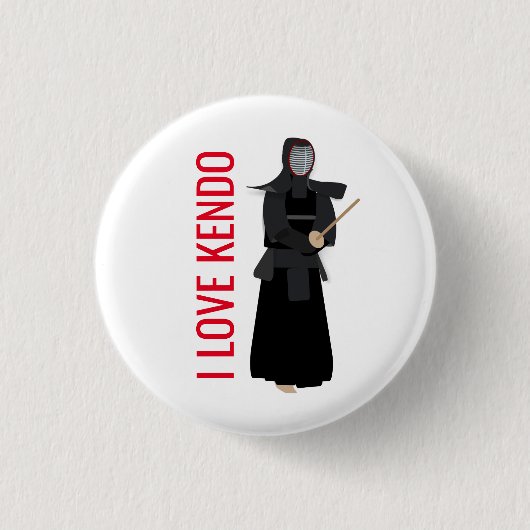 Kendo Ronde Button 3,2 Cm (Voorkant)