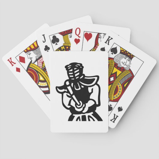 kendo speelkaarten (Achterkant)