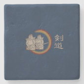 Kendo Stenen Onderzetter (Voorkant)