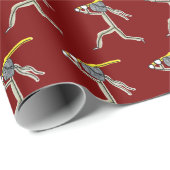 Kendo Stickman Cadeaupapier (Rol Hoek)