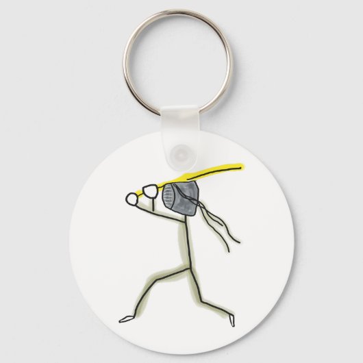 Kendo Stickman Sleutelhanger (Voorkant)
