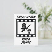 Kendo Stunts Briefkaart (Staand voorkant)