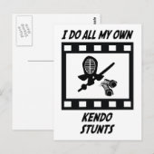Kendo Stunts Briefkaart (Voorkant / Achterkant)