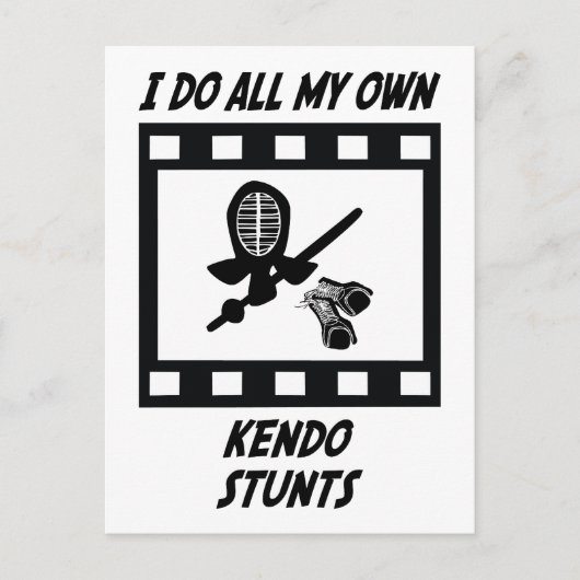 Kendo Stunts Briefkaart (Voorkant)