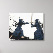 Kendo Sword Canvas Afdruk (Voorkant)