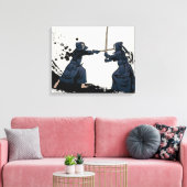 Kendo Sword Canvas Afdruk (Insitu (Woonkamer))