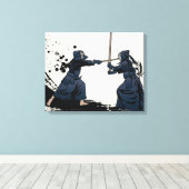 Kendo Sword Canvas Afdruk (Insitu (Houten vloer))