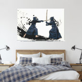 Kendo Sword Canvas Afdruk (Insitu (Slaapkamer))