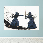 Kendo Sword Canvas Afdruk (Insitu (Houten vloer))