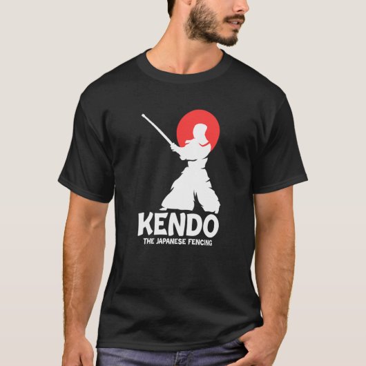 Kendo The Japanese Fencing Swordfighter Martial Sh T-shirt (Voorkant)
