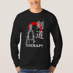 Kendo Therapy Kanji Japanese Martial Arts Dojo T-shirt