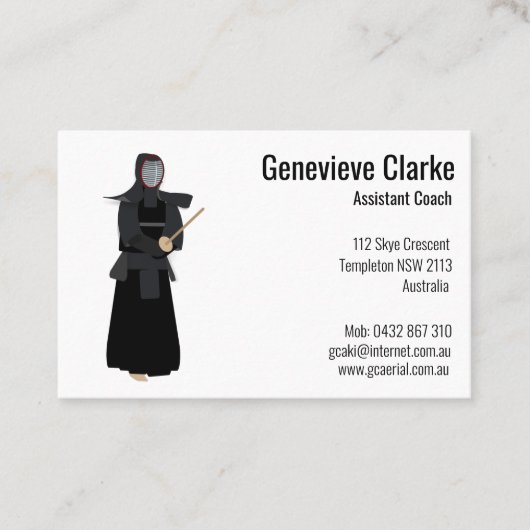Kendo Visitekaartje (Voorkant)