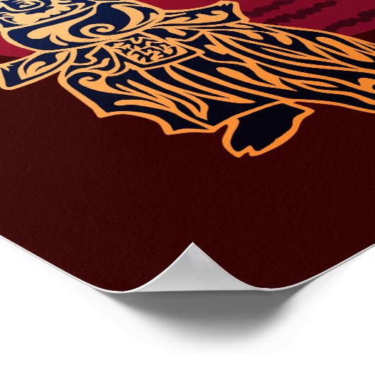 Kendo zanshin poster (Hoek)